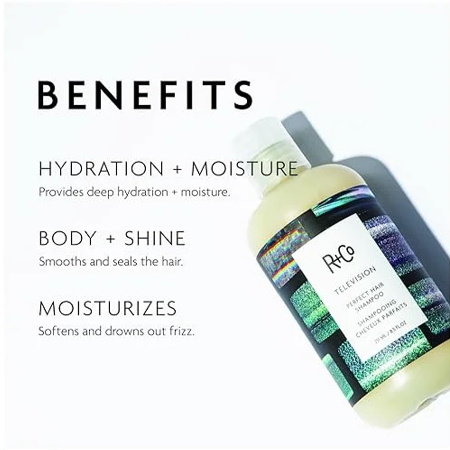 Television Perfect Hair Shampoo | Body + Shine + Smoothing for All Hair Types | Vegan + Cruelty-Free |