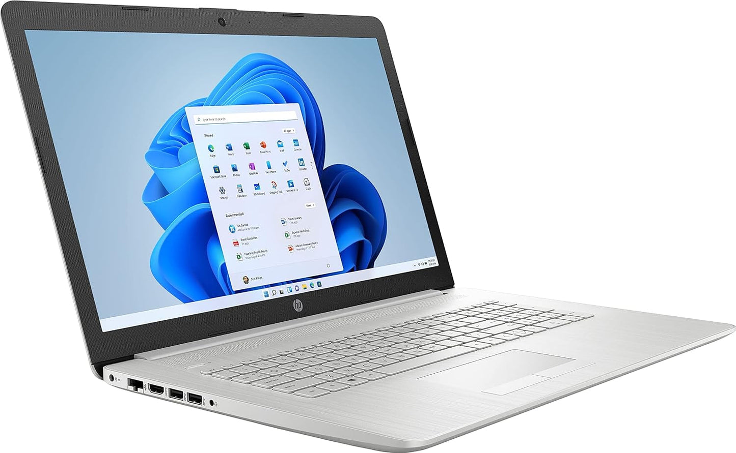 2022 Newest 17.3" HD+ Display Laptop, 11Th Gen Intel Core I3-1115G4(Up to 4.1Ghz, Beat I5-1030G7), 16GB DDR4 RAM, 1TB Pcie SSD, Bluetooth, HDMI, Webcam, Windows 11, Silver, W/ 3In1 Accessories