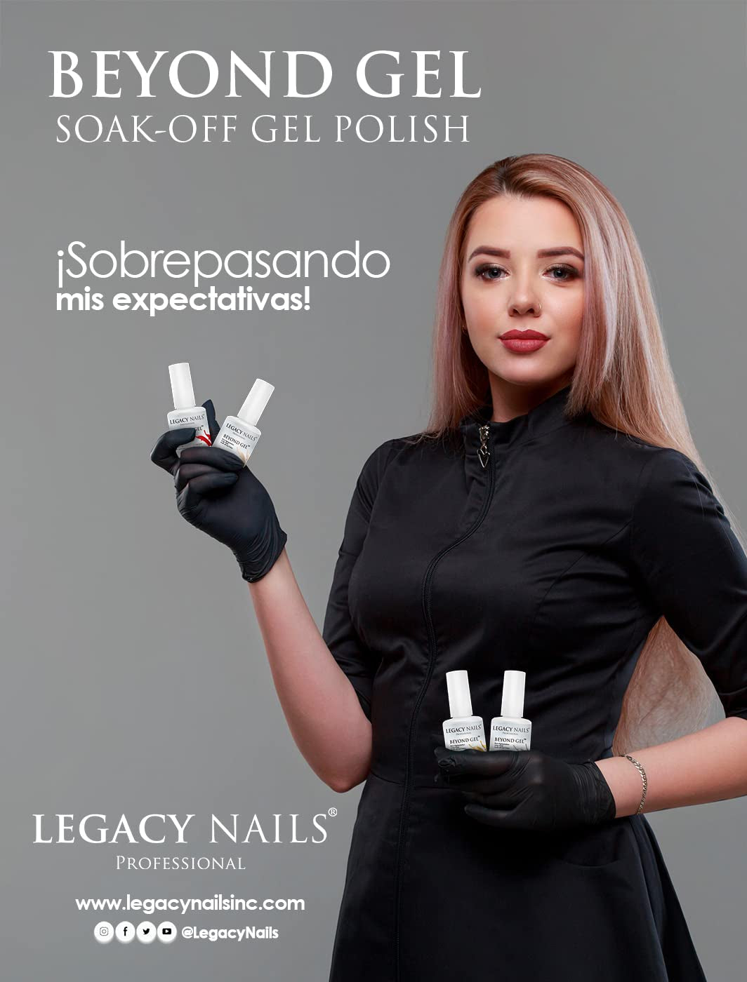 Professional beyond Gel Soak-Off Nail Gel Polish Full Coverage Highly Pigmented Gel Nail Polish (BEYOND GEL - BEIGE 1/2 OZ)