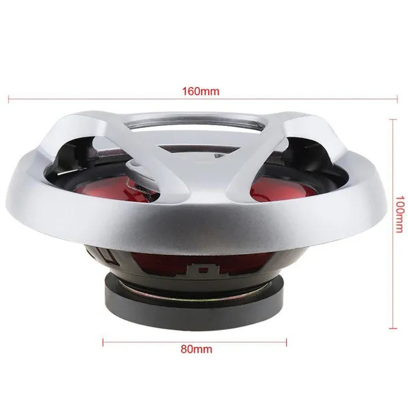 2Pcs 6.5 Inch 220W Car Hifi Coaxial Speaker Door Auto Audio Music Stereo Full Range Frequency Speakers for Cars