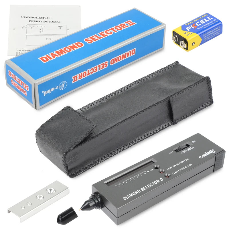 7gtool Jewelry Tools Diamond Tester Audio Jewelry Diamond Gemstone Tester + Moissanite tester Selector Authentication