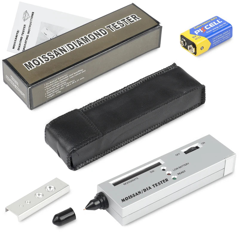 7gtool Jewelry Tools Diamond Tester Audio Jewelry Diamond Gemstone Tester + Moissanite tester Selector Authentication