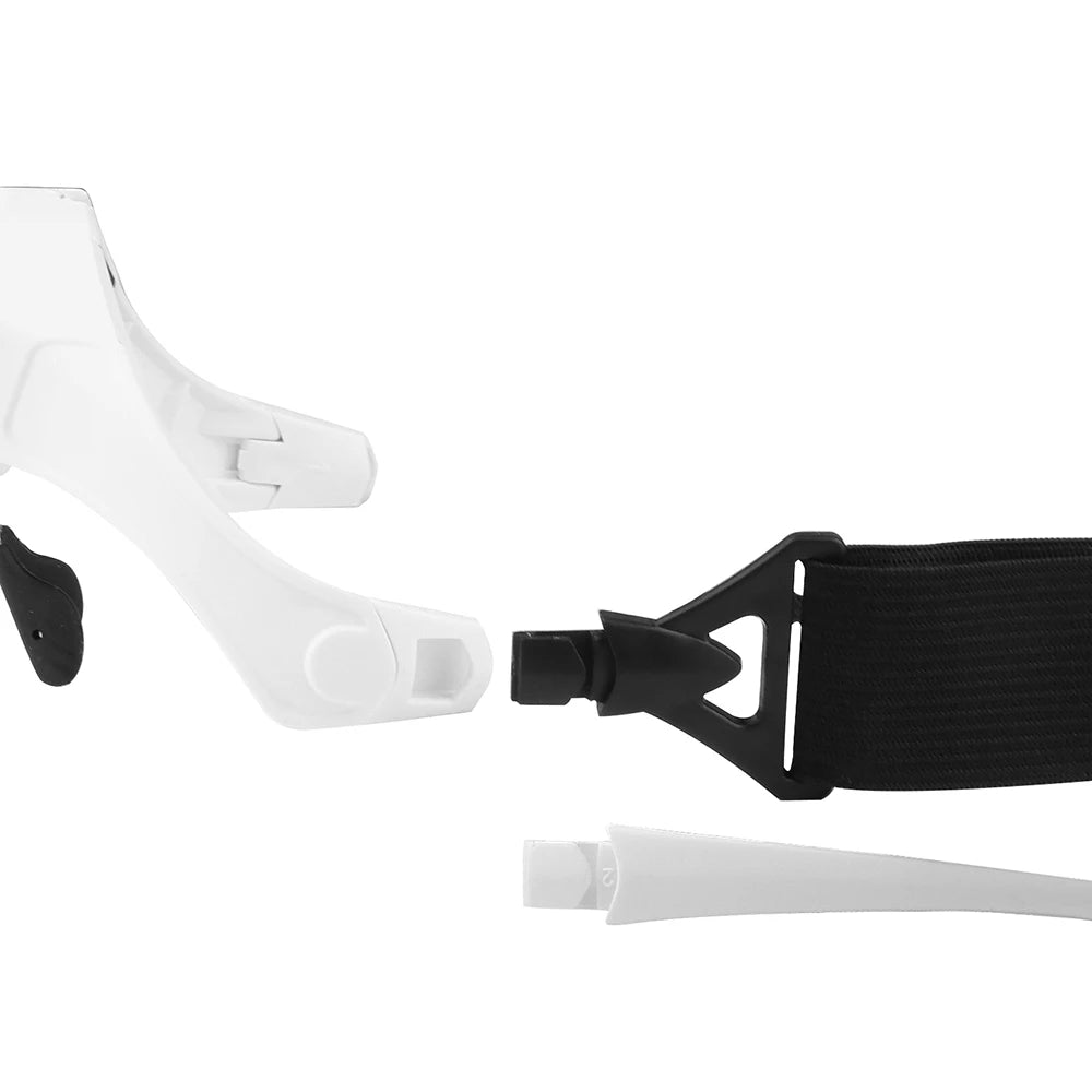 Magnifying Glasses Reading Illuminated Magnifier 1.0X 1.5X 2.0X 2.5X 3.5X 2 Lights Adjustable Head Illuminated Loupe Magnifier