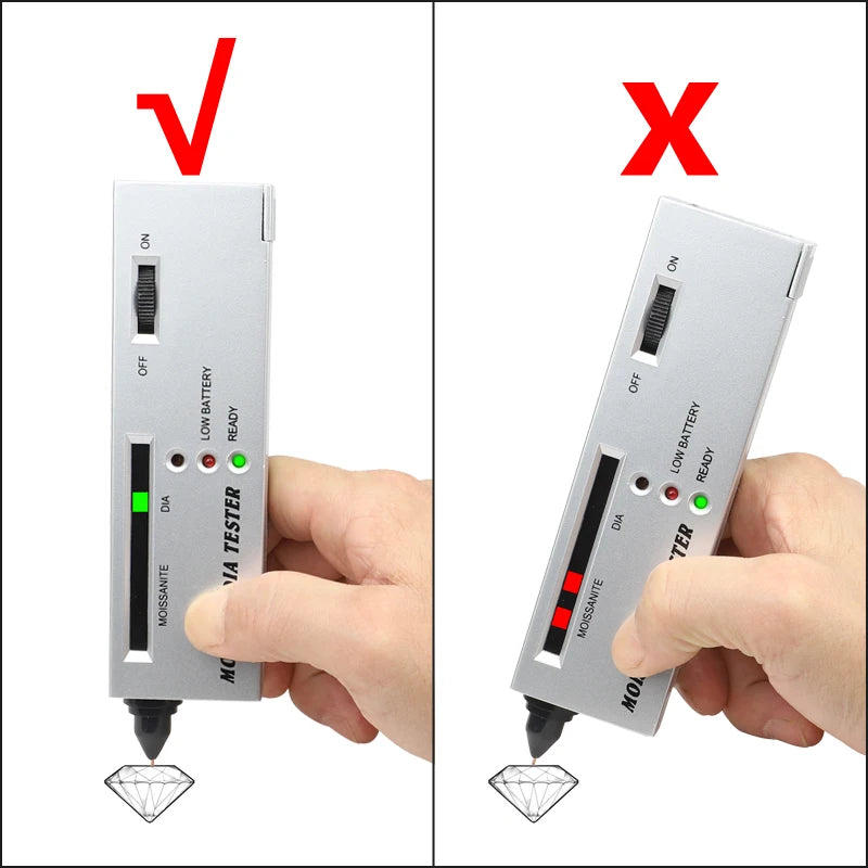 7gtool Jewelry Tools Diamond Tester Audio Jewelry Diamond Gemstone Tester + Moissanite tester Selector Authentication