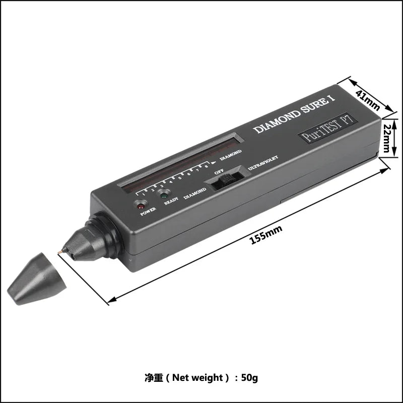 Brand Professional High Accuracy Diamond Tester 2 / 3 Gemstone Gem Selector Jewelry Watcher Tool LED Diamond Indicator Test Pen