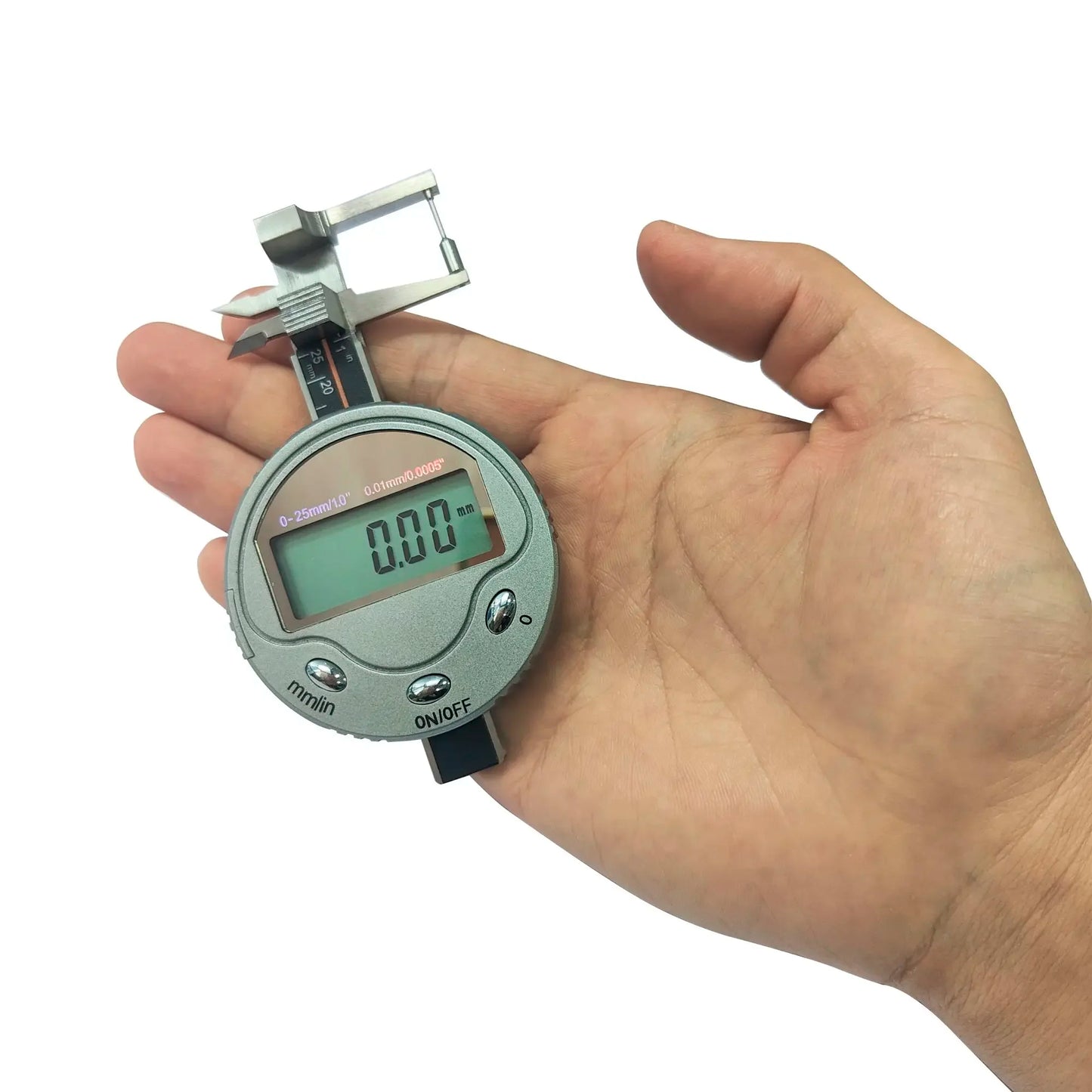Multi Function Round Digital Gauge Diamond & Gemstone Measuring Thickness Tools High Quality Mini Pocket Caliper 0-25mm 0.01mm
