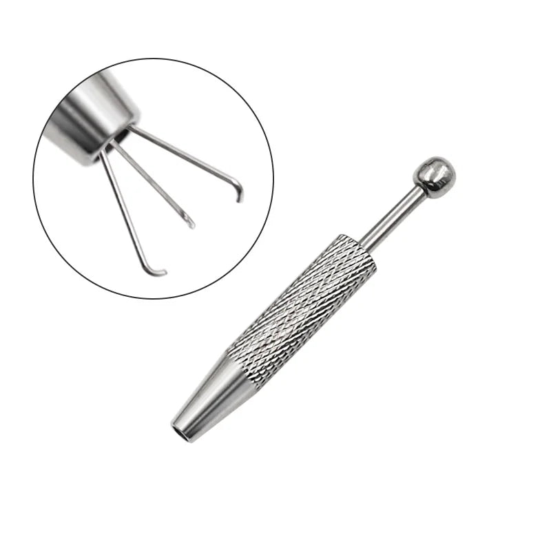1 PC 3/4 Claws Jewelry Gem Beads Holder Pick-up Tool Diamond Gemstones Stone Prong Holder Tweezers Catcher Grabbers