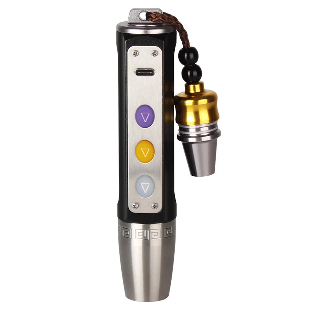 Rechargeable Jade Identification Flashlight 365/395NM LED Torch 3 Light Source Lamp Jewelry Gems Detector UV Light Flashlight