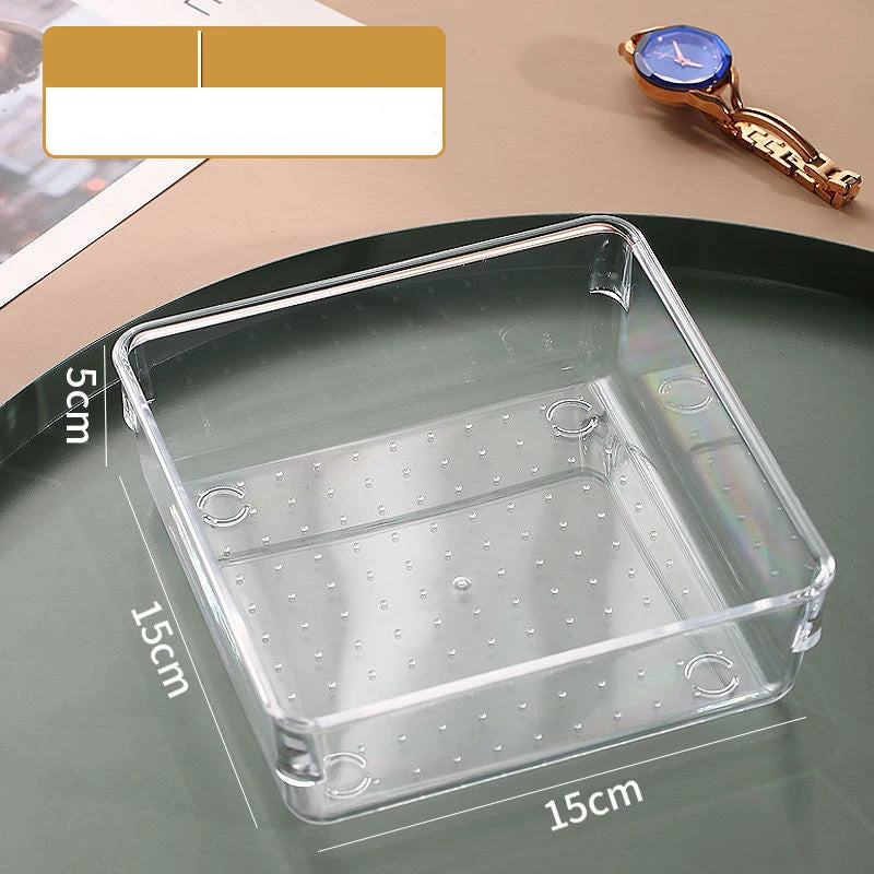 Anti-oxidation Jewelry Storage Bag Desktop Drawer Organizer Transparent Necklace Bracelet Ring Holder Pouch Earring Display Case