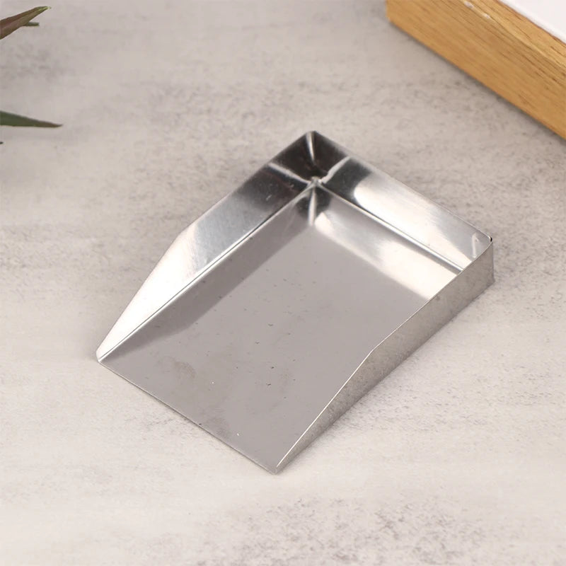 Jewelry Shovel Jewelry Scoop for Pearls Gemstones Diamond Beads Scoop Steel Otolith Shovel Tools with Plate Handle Jewelry Tools