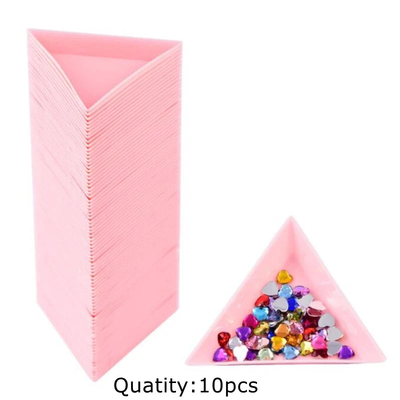 16cm Professional Diamond Tweezers With Scoops Shovels For Jewelry Beads Display Plastic Tray Packaging White Containers