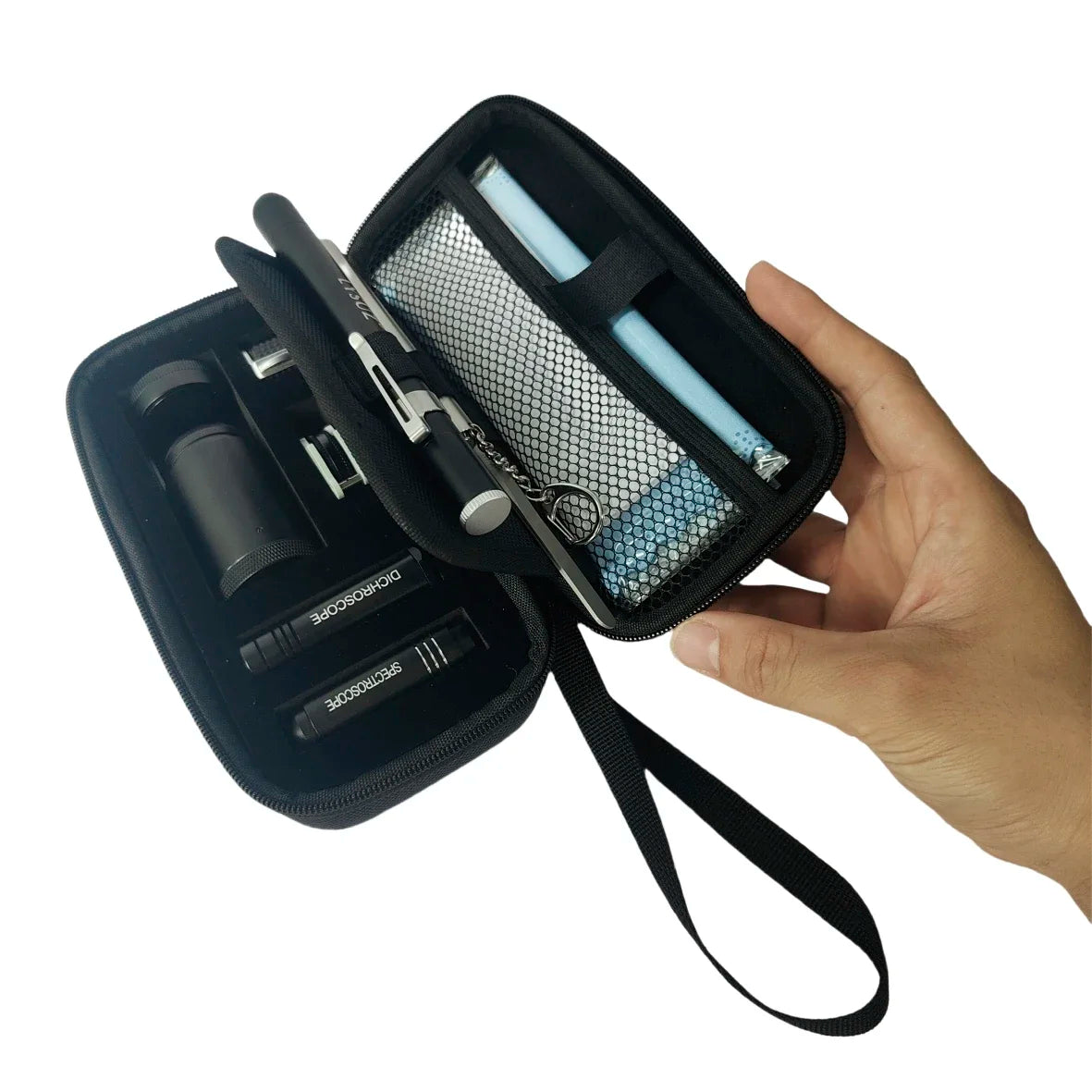 Gemstone Testing Identification Toolkit Polariscope Spectroscope Dichroscope Loupe Gemological Jewelry Diamond Watch Tools LYSUZ
