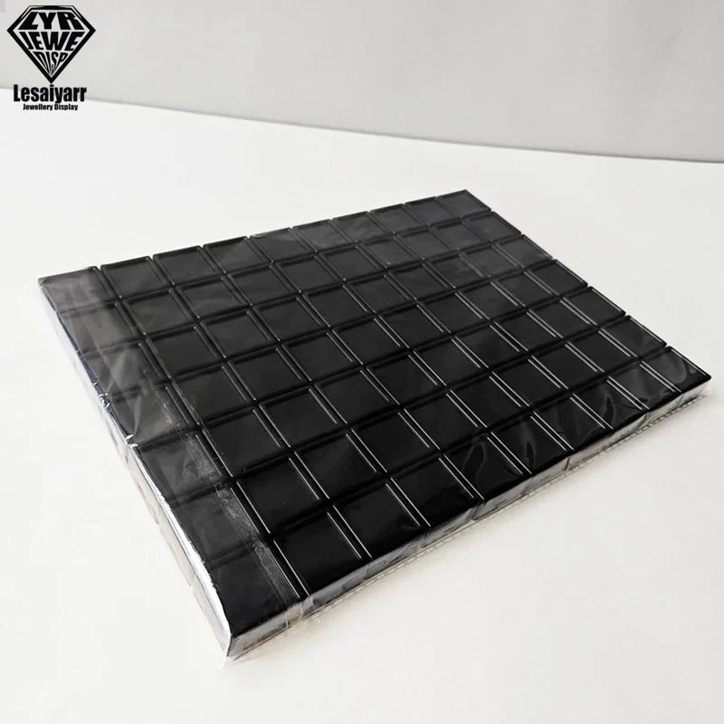 Wholesale 70x 3cm Gem Display Storage Box Gemstones Packaging Container Loose Diamond Pendant Organizer Transparent Glass Lid