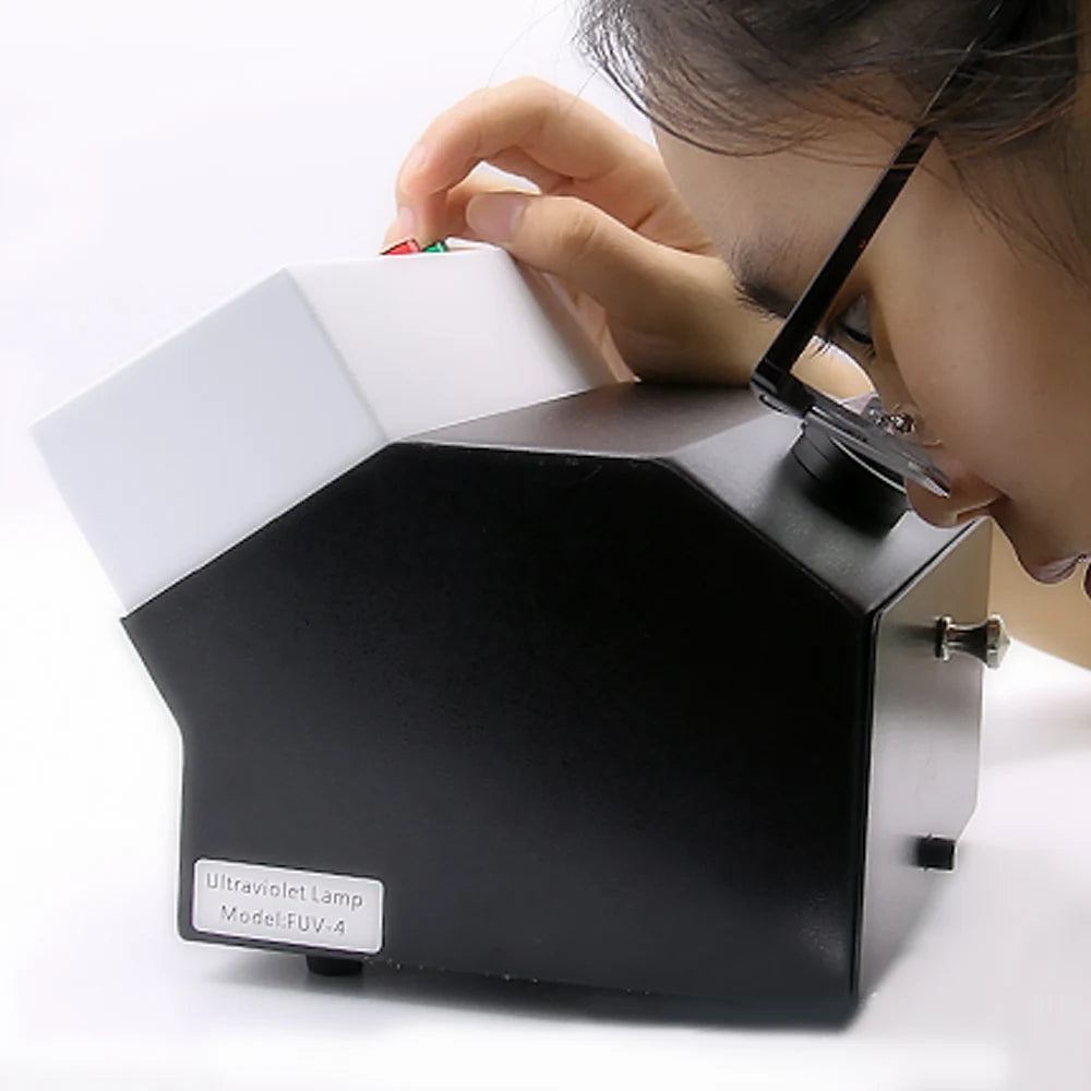 Profession Laboratory Appraisal Gem Diamond And Jewelry Desktop Tester Larger Viewer UV Light Lamp