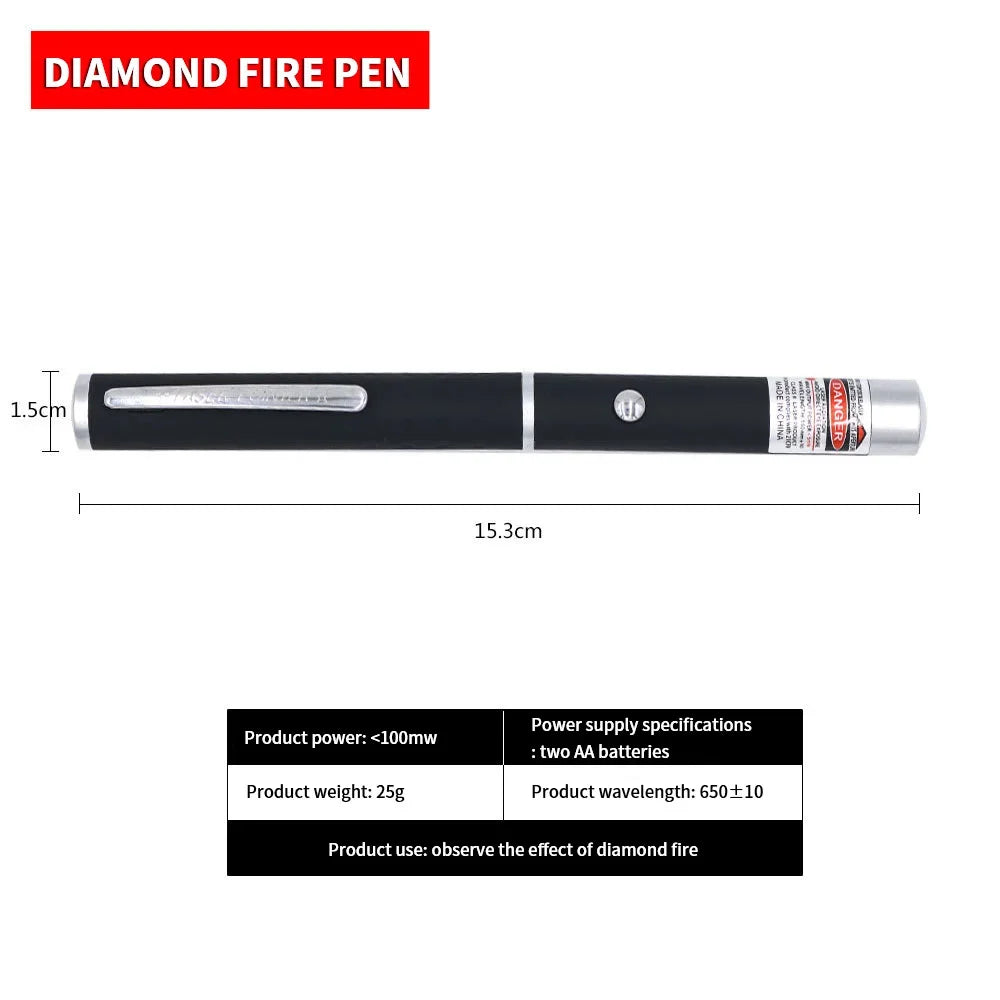 Diamond Fire Pen Jewelry Appraisal and Testing Instrument Flashlight Infrared Pen Fire Color Instrument Cutting Observation