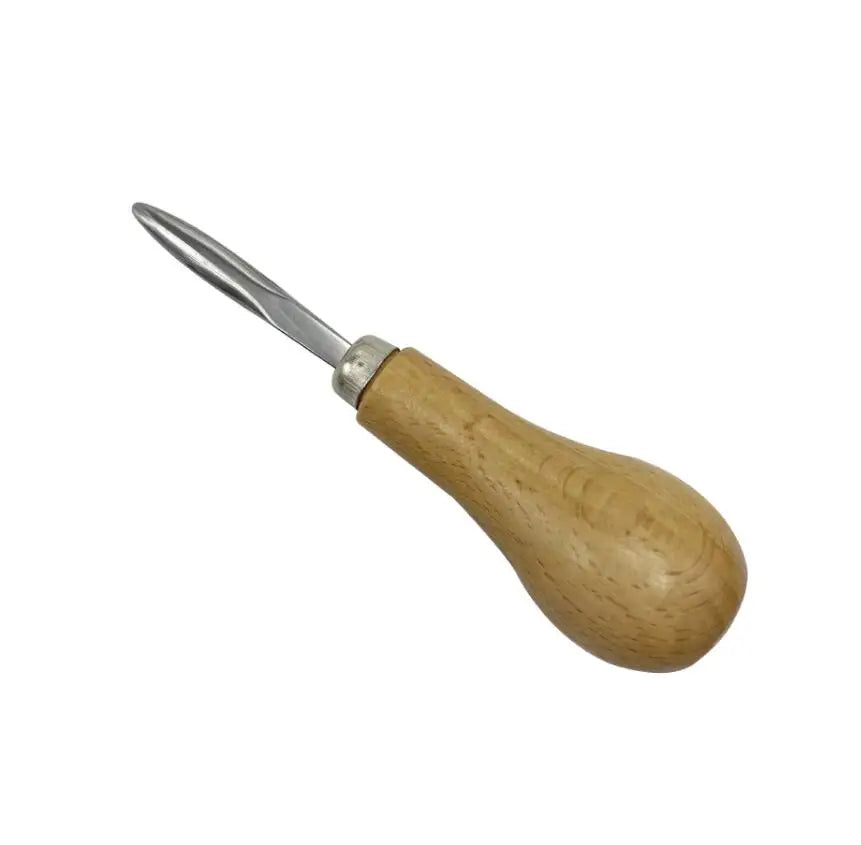 Jewelry Gemstone Setting Tool Hand Tool Pusher for Diamond Bezel Set with Wooden Handle