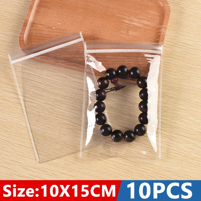 Anti-oxidation Jewelry Storage Bag Desktop Drawer Organizer Transparent Necklace Bracelet Ring Holder Pouch Earring Display Case