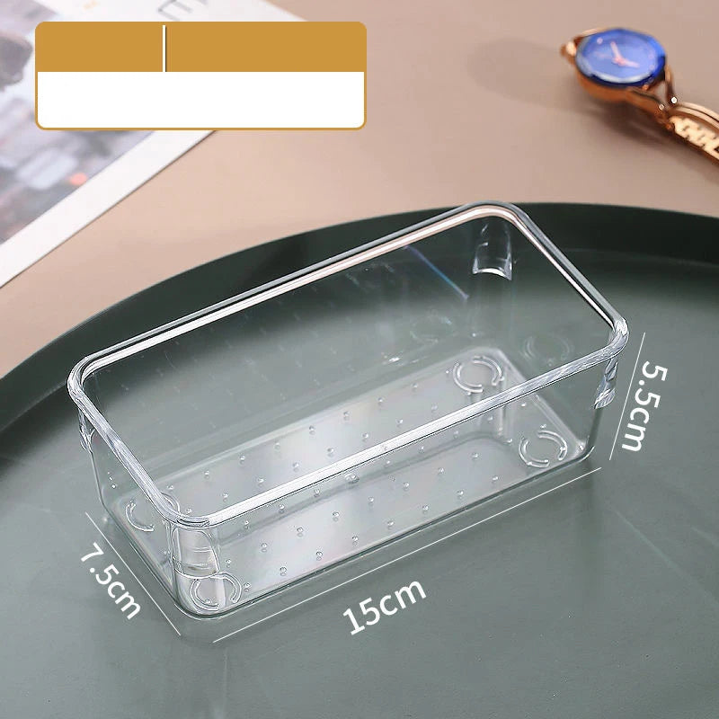 Anti-oxidation Jewelry Storage Bag Desktop Drawer Organizer Transparent Necklace Bracelet Ring Holder Pouch Earring Display Case