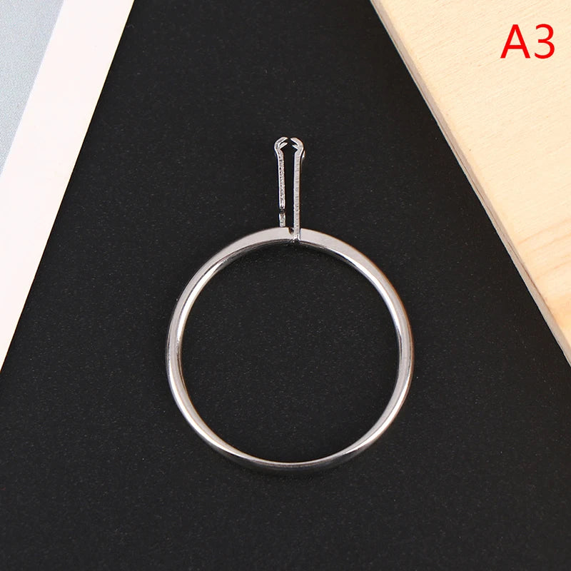 Spring Type Ring Stone Gemstone Diamond Holder Display Ring Diamond Four-Claw Gemstone Claw Meson Holder Jewelry Tool Equipments