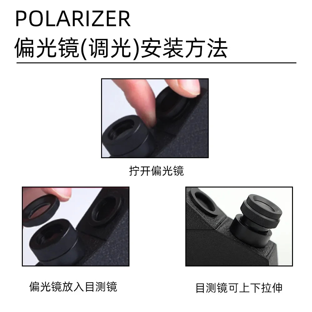 High-precision Jewelry Identification Diamond Detector Built-in Light Source Diamond Detector Gem Refractometer Tool