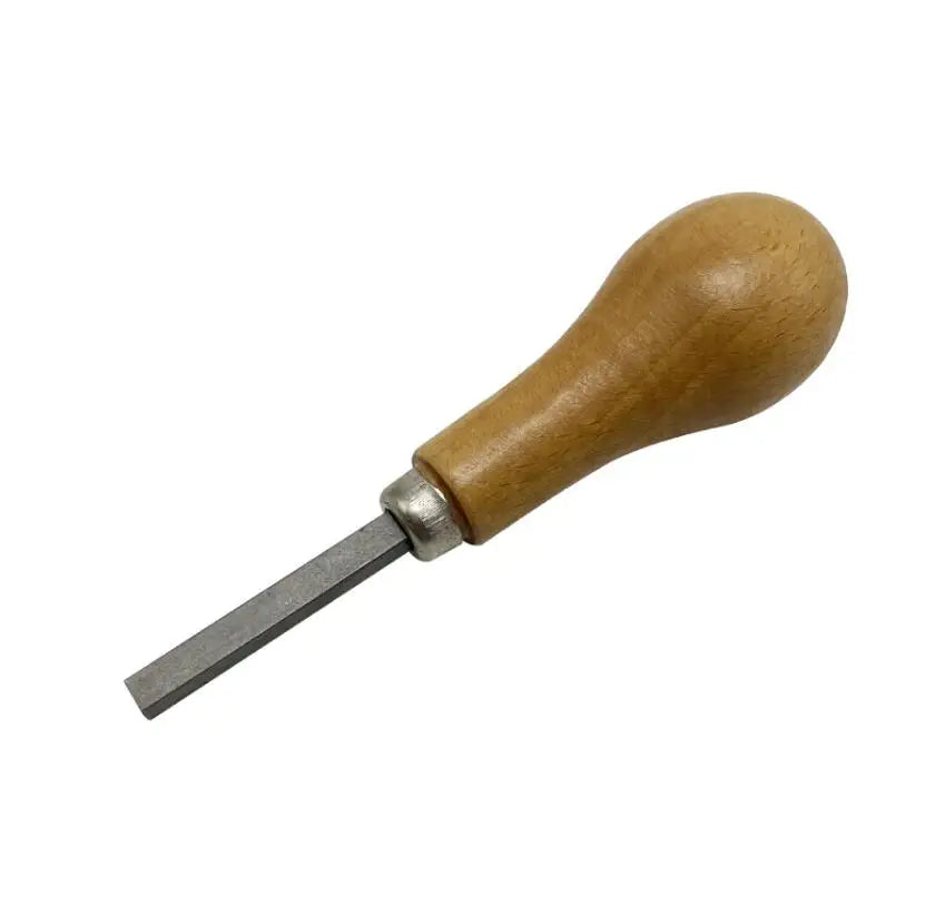 Jewelry Gemstone Setting Tool Hand Tool Pusher for Diamond Bezel Set with Wooden Handle