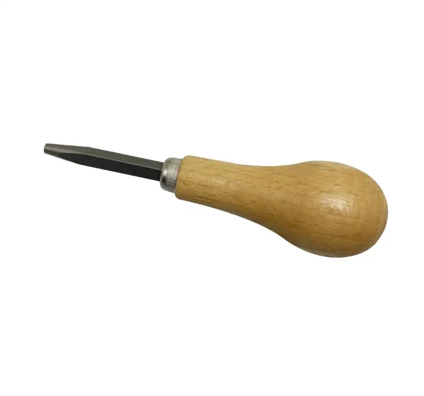 Jewelry Gemstone Setting Tool Hand Tool Pusher for Diamond Bezel Set with Wooden Handle