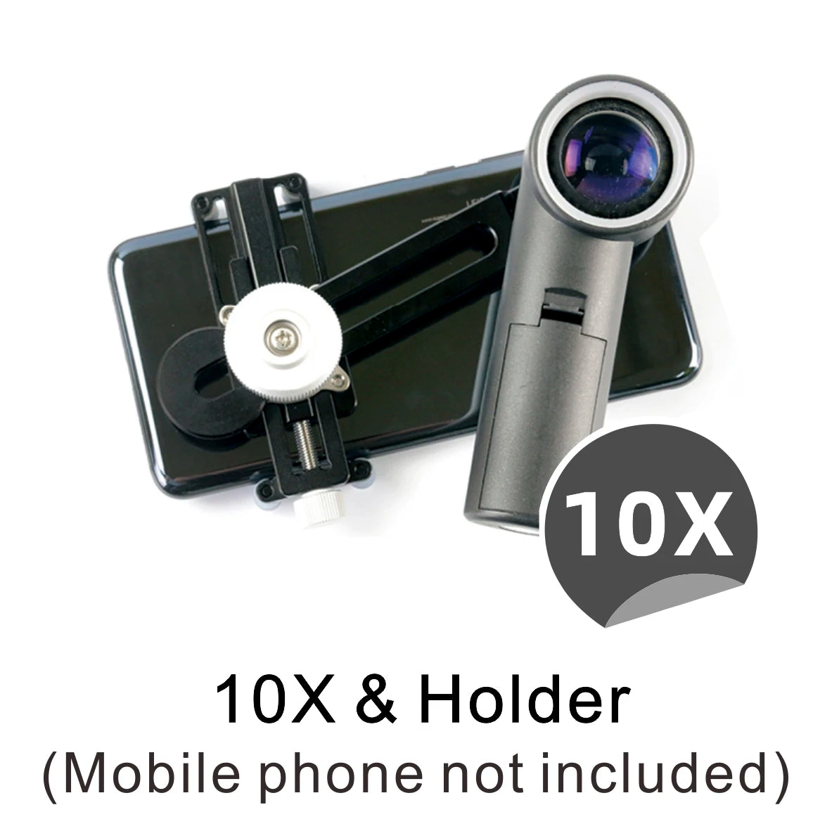 OMS 10X 20X Shadowless LED Handheld Magnifier Achromatic Loupe Antique Diamond Gemstone Jewelry Watch Identification Instruments