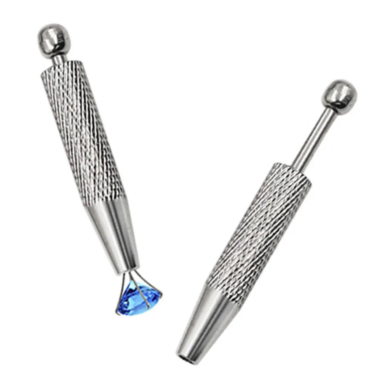 1 PC 3/4 Claws Jewelry Gem Beads Holder Pick-up Tool Diamond Gemstones Stone Prong Holder Tweezers Catcher Grabbers