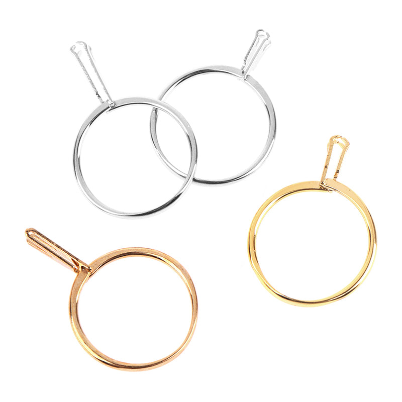 Spring Type Ring Stone Gemstone Diamond Holder Display Ring Diamond Four-Claw Gemstone Claw Meson Holder Jewelry Tool Equipments