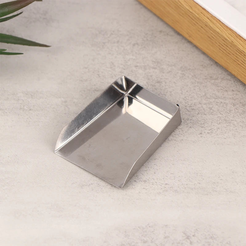 Jewelry Shovel Jewelry Scoop for Pearls Gemstones Diamond Beads Scoop Steel Otolith Shovel Tools with Plate Handle Jewelry Tools