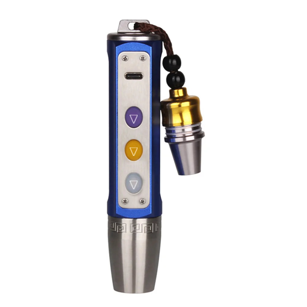 Rechargeable Jade Identification Flashlight 365/395NM LED Torch 3 Light Source Lamp Jewelry Gems Detector UV Light Flashlight