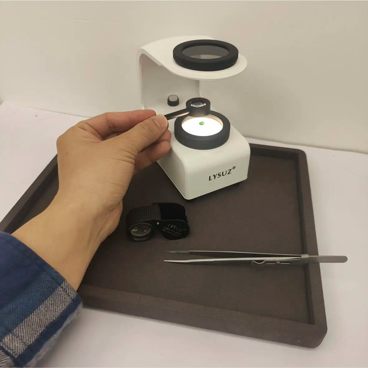 Conoscope Interference Ball Polariscope Accessories Jewelry Precious Gemstone Diamond Identification Optical Instrument Tools