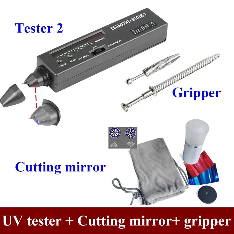 Brand Professional High Accuracy Diamond Tester 2 / 3 Gemstone Gem Selector Jewelry Watcher Tool Led Diamond Indicator Test Pen