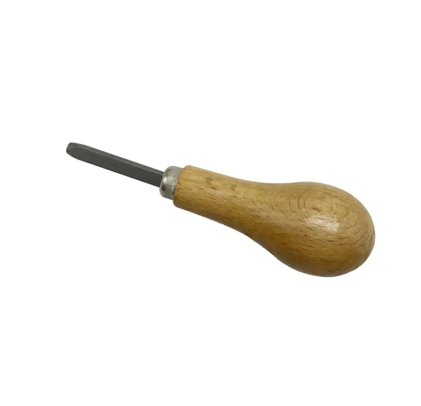 Jewelry Gemstone Setting Tool Hand Tool Pusher for Diamond Bezel Set with Wooden Handle