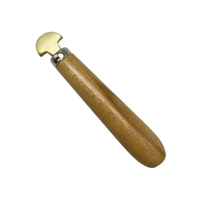 Jewelry Gemstone Setting Tool Hand Tool Pusher for Diamond Bezel Set with Wooden Handle