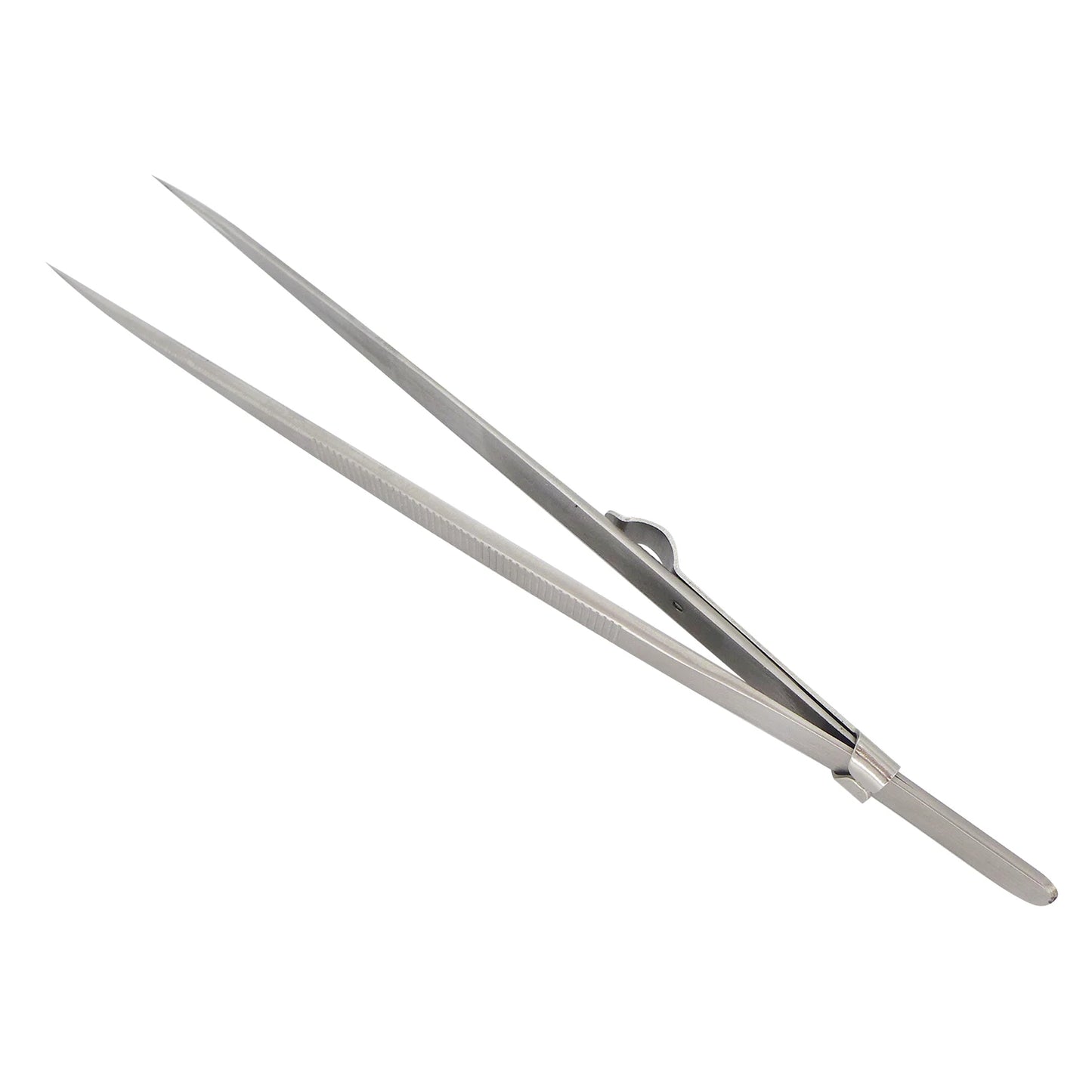 Extra Long Stainless Steel Diamond Curved Tip Tweezers for Stone Gems Rhinestones Acrylic Picking Tool & Making Jewelry Craft