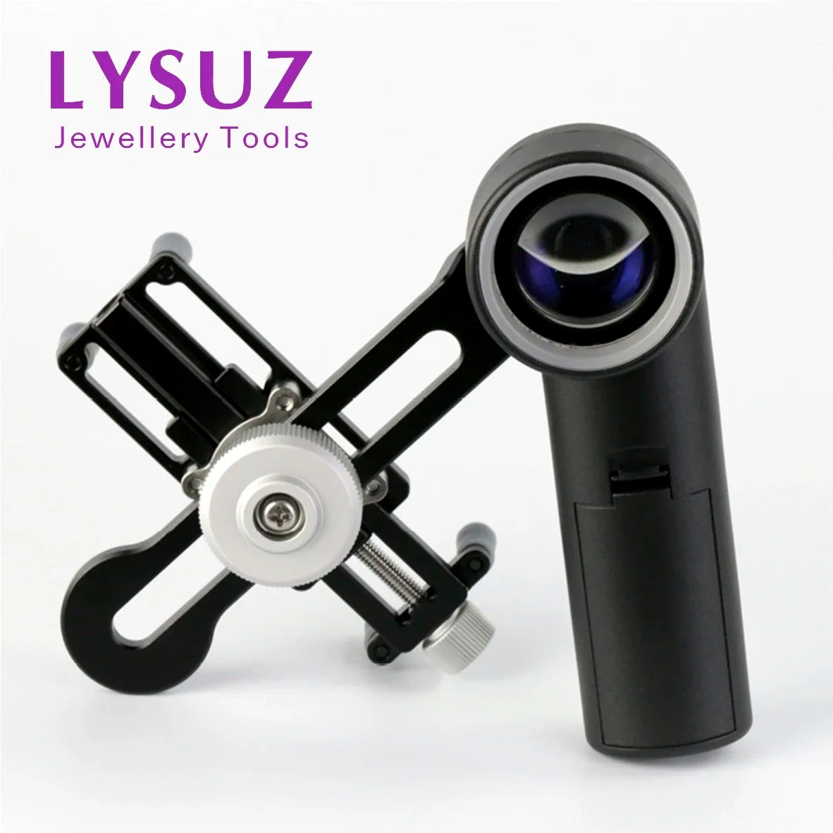 OMS 10X 20X Shadowless LED Handheld Magnifier Achromatic Loupe Antique Diamond Gemstone Jewelry Watch Identification Instruments