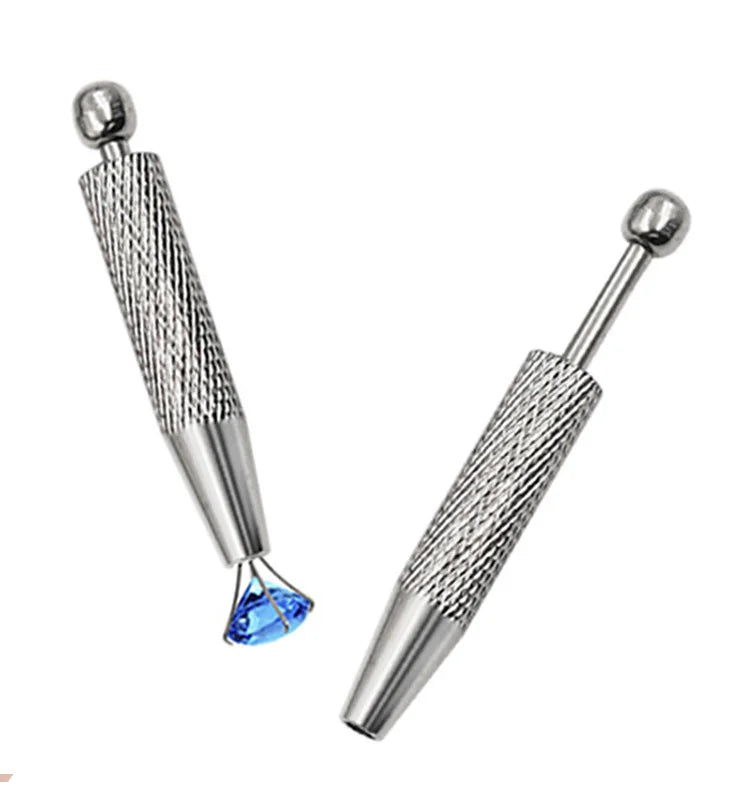 1 PC 3/4 Claws Jewelry Gem Beads Holder Pick-up Tool Diamond Gemstones Stone Prong Holder Tweezers Catcher Grabbers