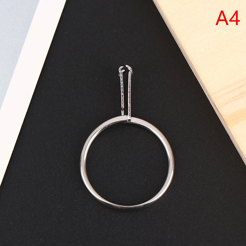 Spring Type Ring Stone Gemstone Diamond Holder Display Ring Diamond Four-Claw Gemstone Claw Meson Holder Jewelry Tool Equipments