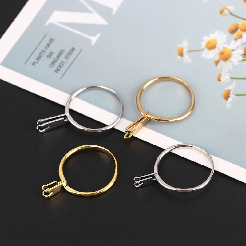 Spring Type Ring Stone Gemstone Diamond Holder Display Ring Diamond Four-Claw Gemstone Claw Meson Holder Jewelry Tool Equipments