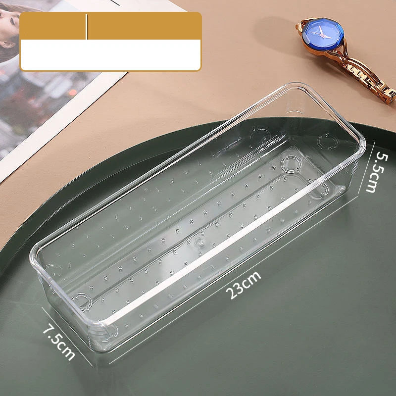 Anti-oxidation Jewelry Storage Bag Desktop Drawer Organizer Transparent Necklace Bracelet Ring Holder Pouch Earring Display Case