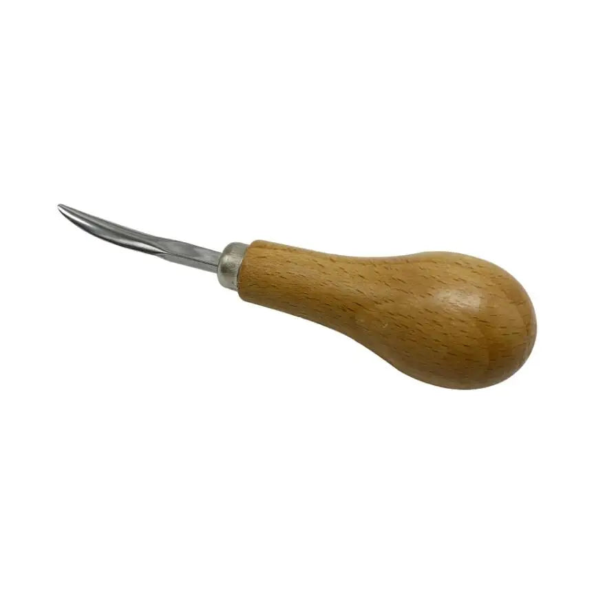 Jewelry Gemstone Setting Tool Hand Tool Pusher for Diamond Bezel Set with Wooden Handle