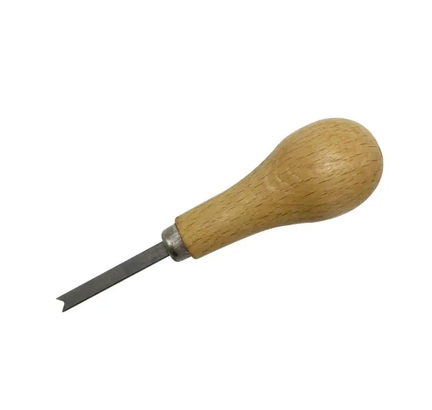 Jewelry Gemstone Setting Tool Hand Tool Pusher for Diamond Bezel Set with Wooden Handle