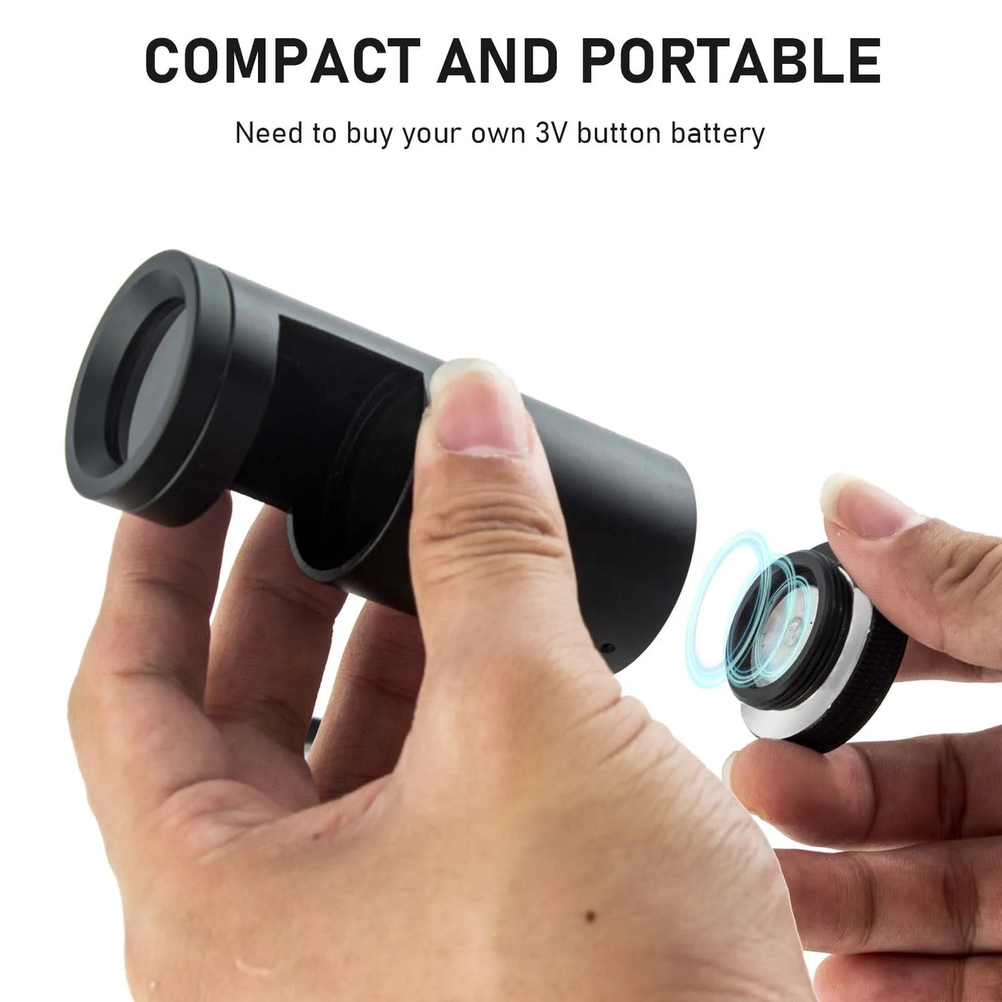 Handheld LED Polariscope for Jewelry Testing | Gemstone Interference Ball Tool for Gemological Analysis and Identifying Gem