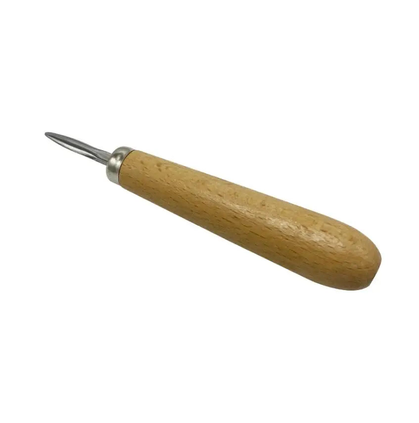 Jewelry Gemstone Setting Tool Hand Tool Pusher for Diamond Bezel Set with Wooden Handle