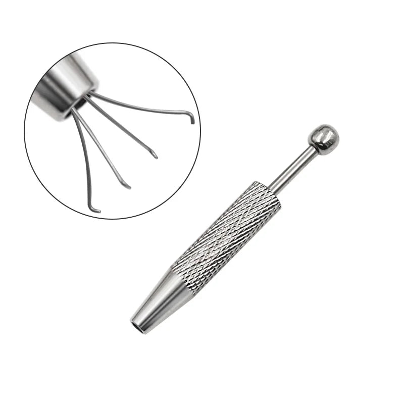 1 PC 3/4 Claws Jewelry Gem Beads Holder Pick-up Tool Diamond Gemstones Stone Prong Holder Tweezers Catcher Grabbers