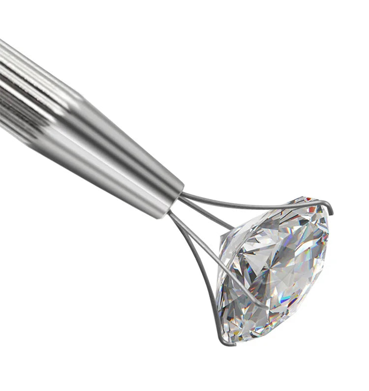 1 PC 3/4 Claws Jewelry Gem Beads Holder Pick-up Tool Diamond Gemstones Stone Prong Holder Tweezers Catcher Grabbers
