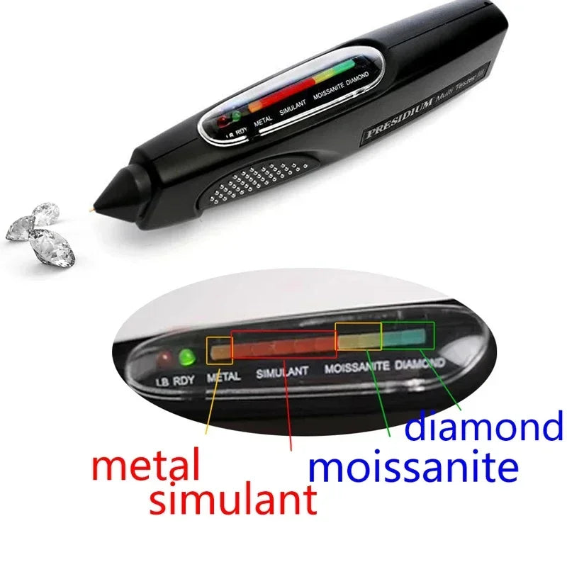 Brand Professional High Accuracy Diamond Tester 2 / 3 Gemstone Gem Selector Jewelry Watcher Tool Led Diamond Indicator Test Pen