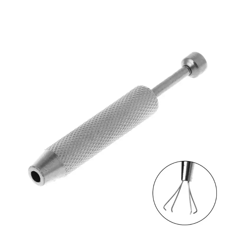 1/4pcs 3/4 Claws Jewelry Gem Beads Holder Pick-up Tool Diamonds Gemstones Stone Prong Holder Tweezers Catcher Grabbers