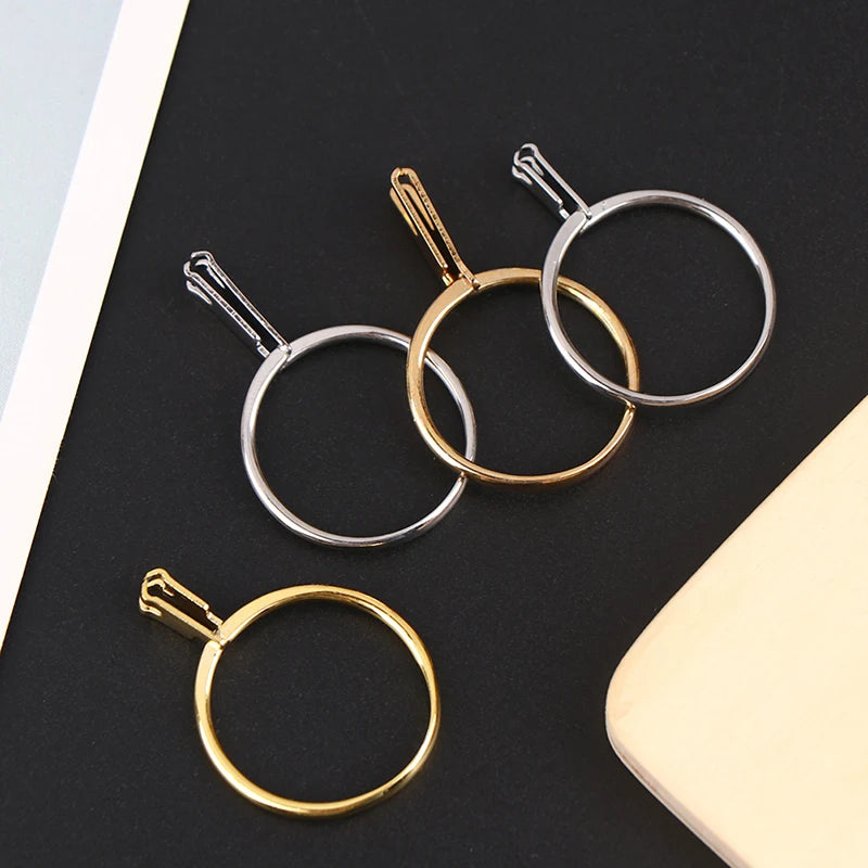 Spring Type Ring Stone Gemstone Diamond Holder Display Ring Diamond Four-Claw Gemstone Claw Meson Holder Jewelry Tool Equipments